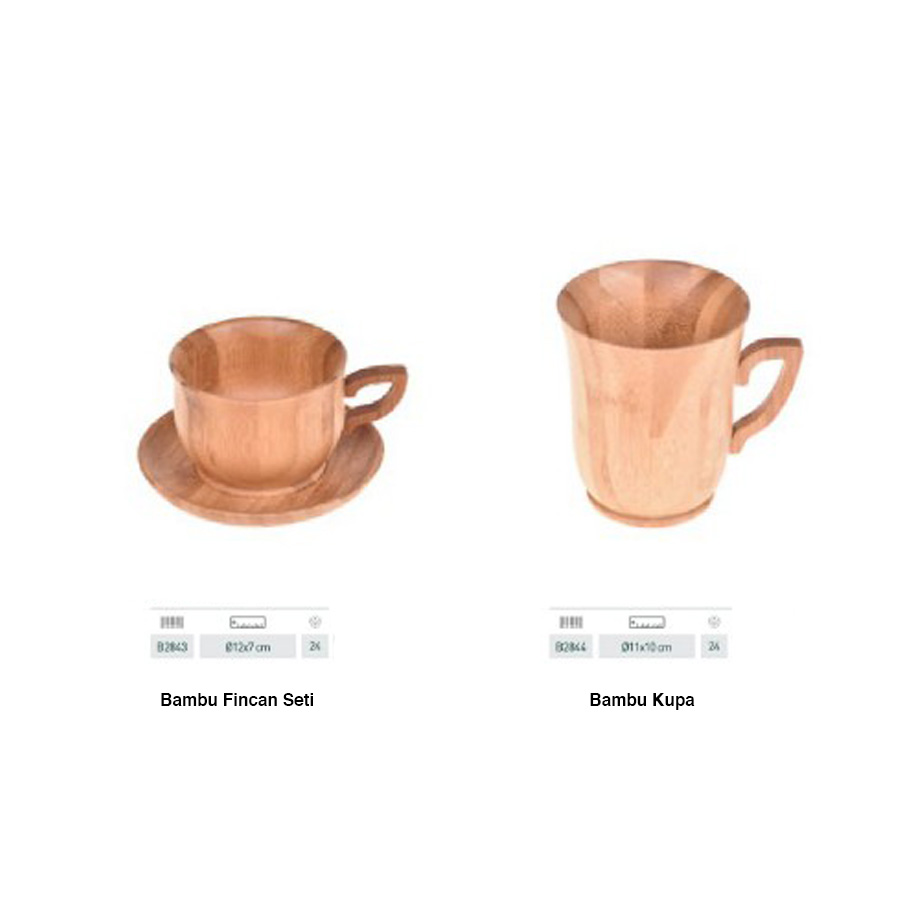 Bambu Fincan Seti ve Kupa